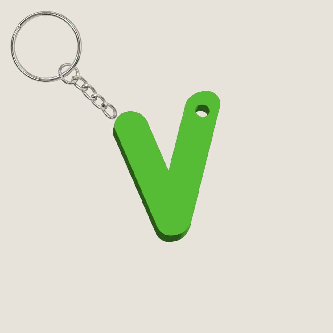 Llavero Acrílico con Inicial | Combinable | Hotculture®