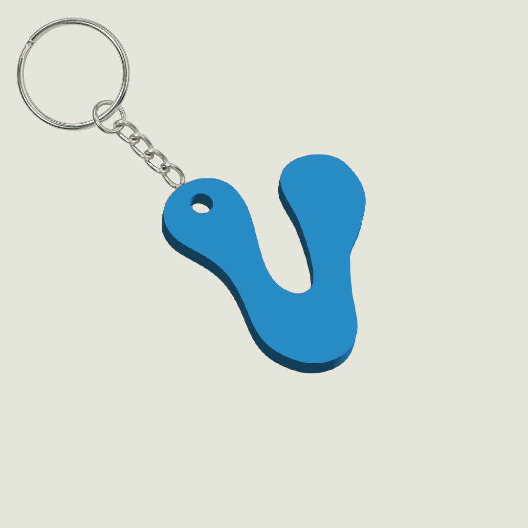 Llavero Acrílico con Inicial | Combinable | Hotculture®