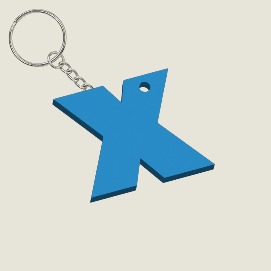 Llavero Acrílico con Inicial | Combinable | Hotculture®