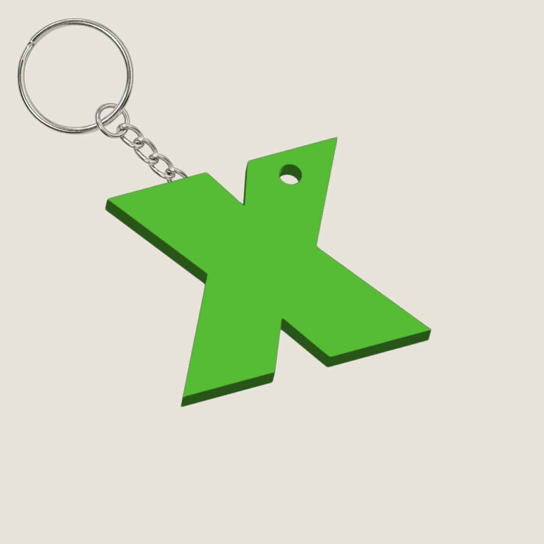 Llavero Acrílico con Inicial | Combinable | Hotculture®