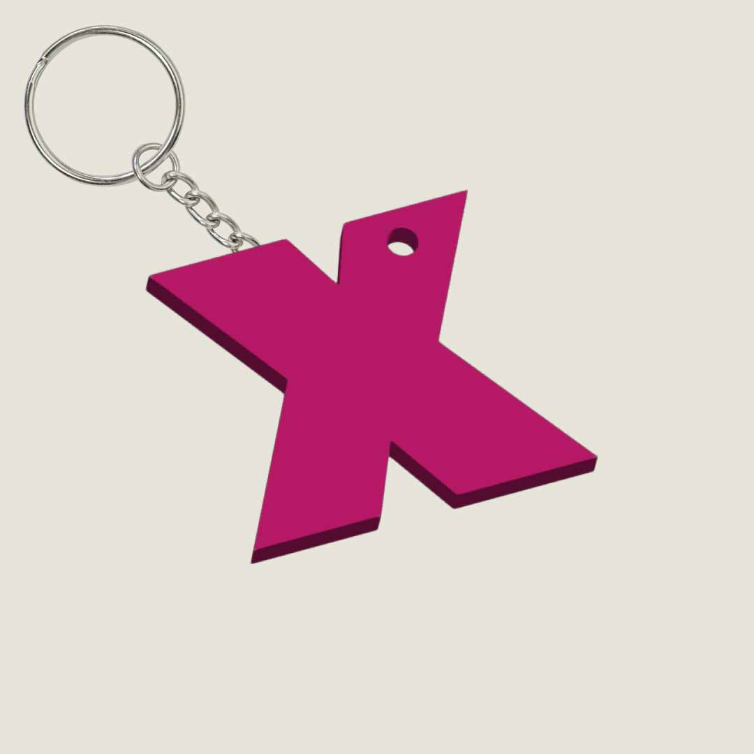 Llavero Acrílico con Inicial | Combinable | Hotculture®