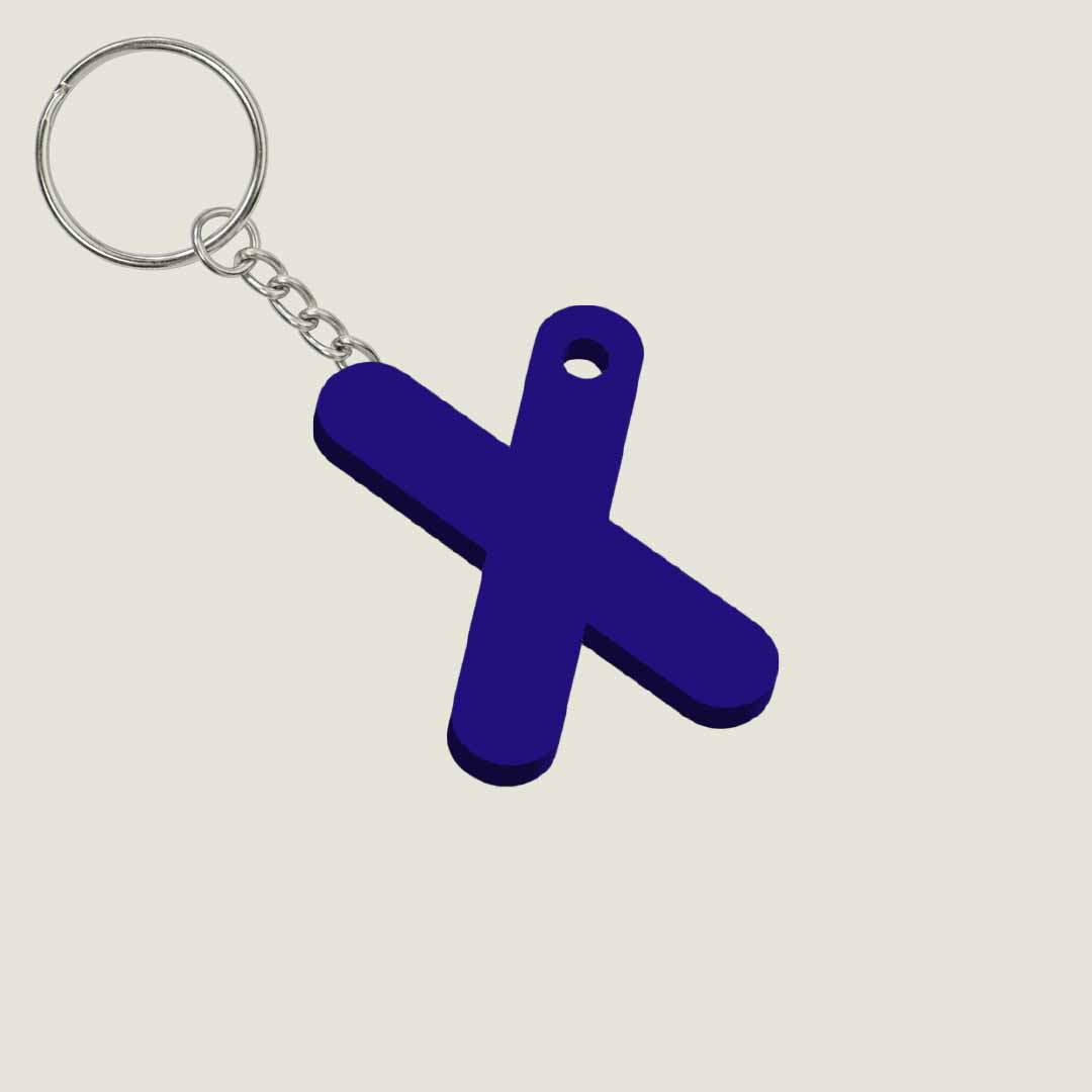 Llavero Acrílico con Inicial | Combinable | Hotculture®