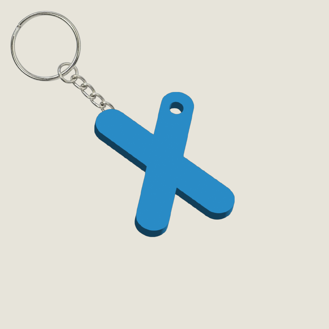 Llavero Acrílico con Inicial | Combinable | Hotculture®