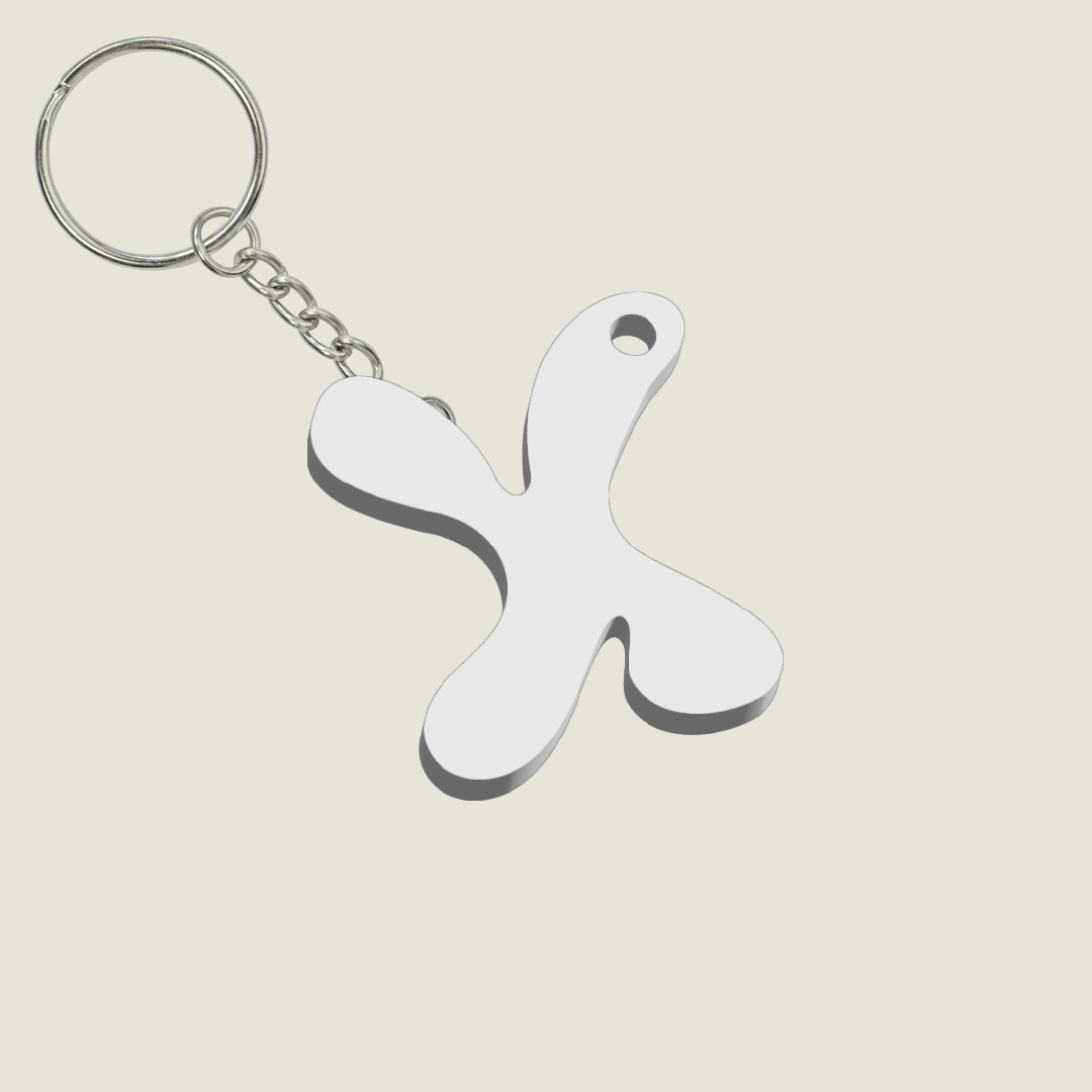 Llavero Acrílico con Inicial | Combinable | Hotculture®