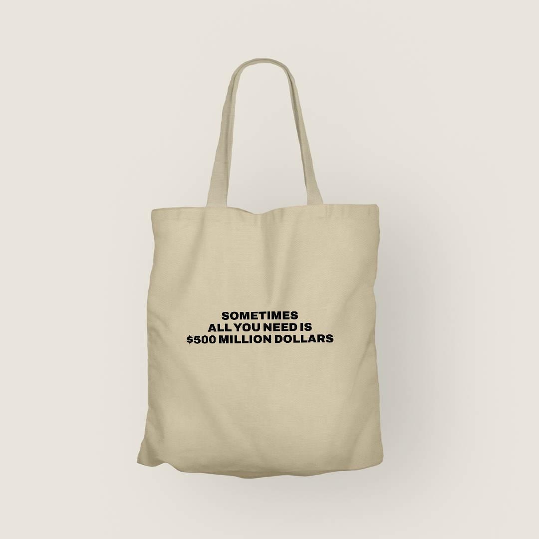 All you need Totebag Clásico de Canvas | Color Crema Natural | Tamaño Estándar | Hotculture®