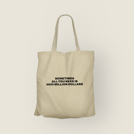 All you need Totebag Clásico de Canvas | Color Crema Natural | Tamaño Estándar | Hotculture®