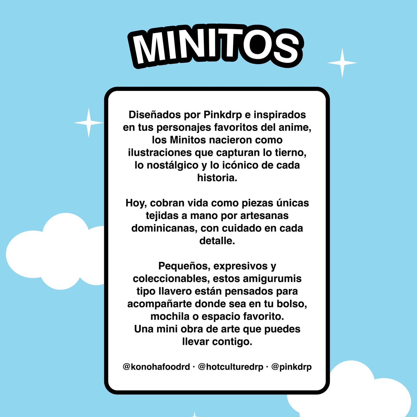Minitos Amigurumis Blind Box | Hechos a mano en RD | Hotculture® x Pinkdrp x Konoha Food®